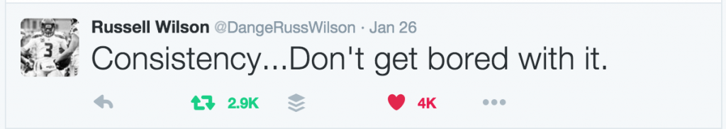 Russell Wilson on Twitter